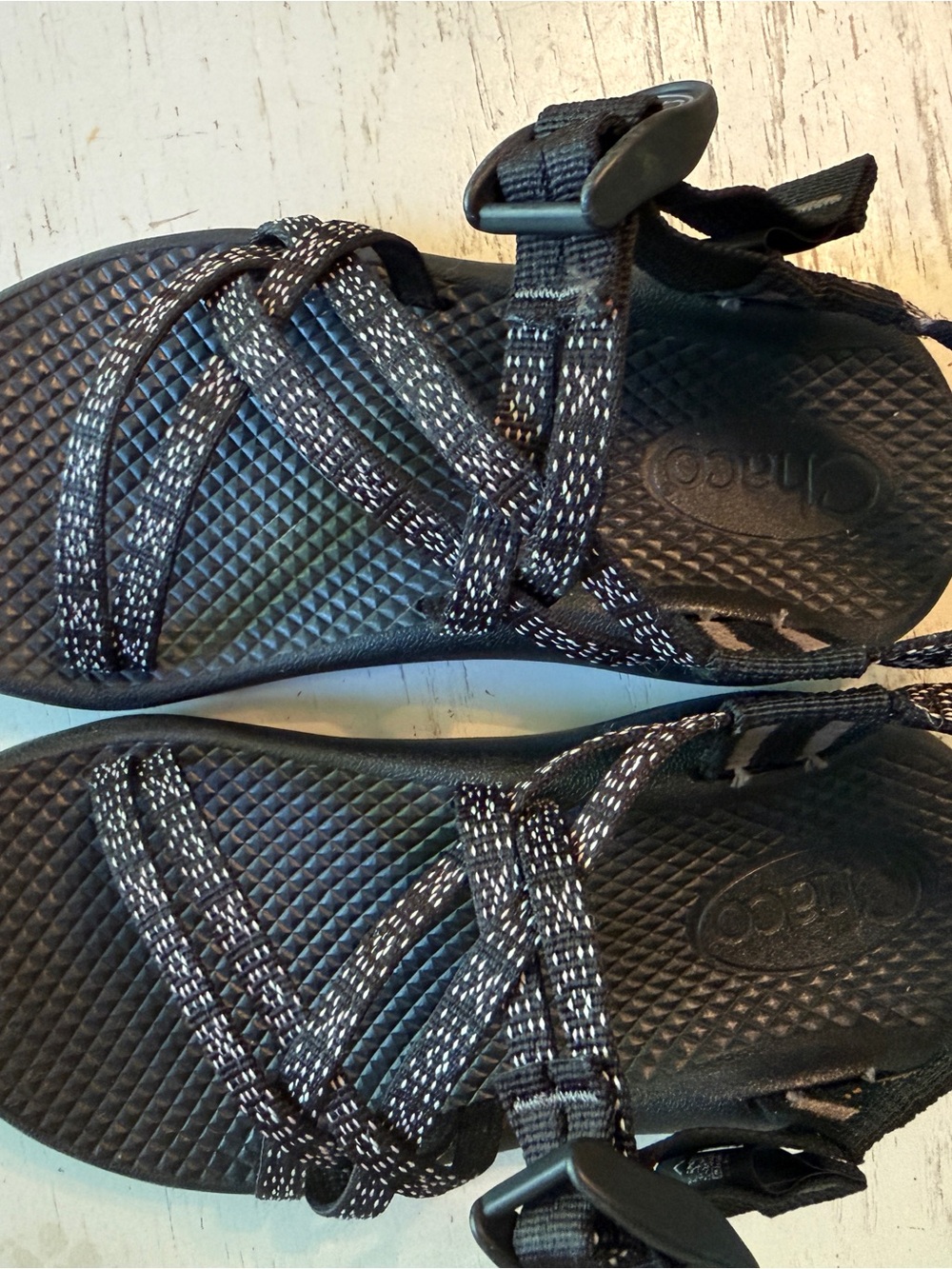 Chaco Women's Black Webbing Sport Sandals